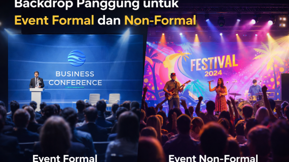 Backdrop Panggung untuk Event Formal dan Non-Formal