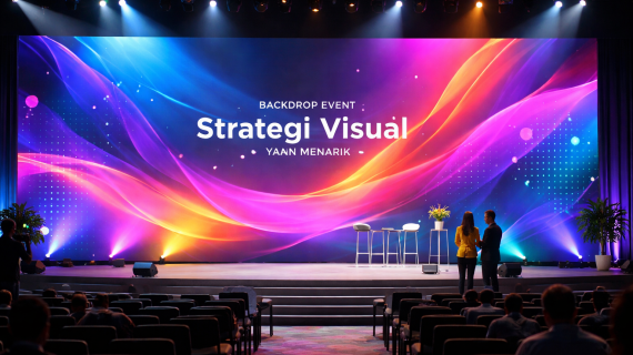 Backdrop Event dengan Strategi Visual yang Menarik