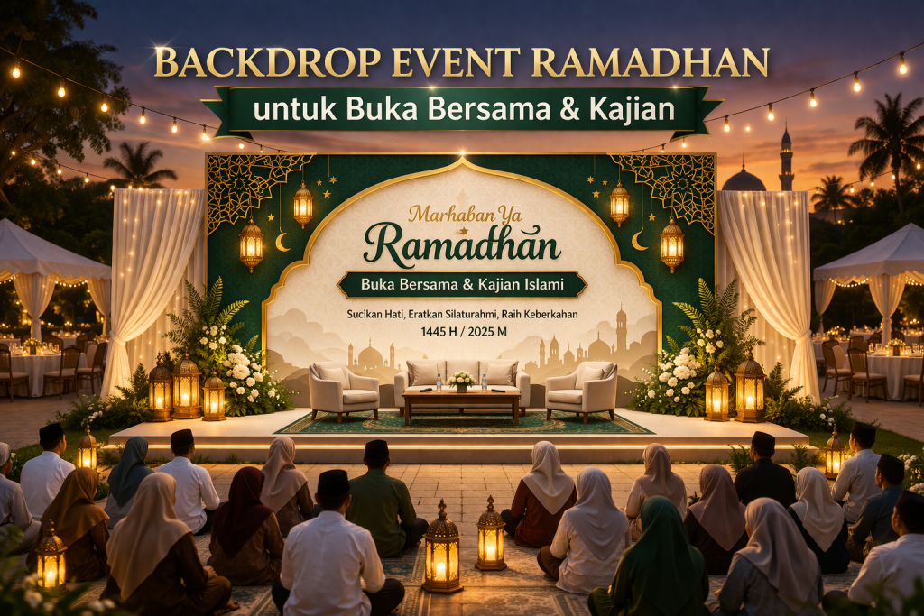 backdrop event ramadhan