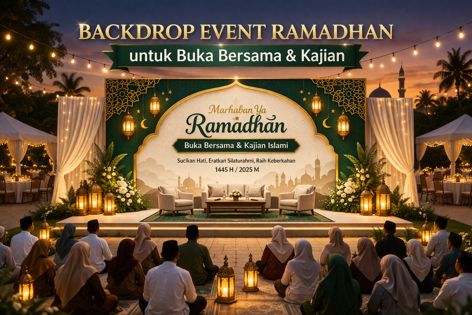 backdrop event ramadhan