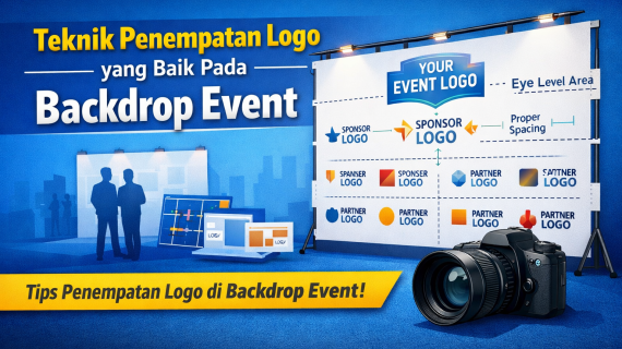 Teknik Penempatan Logo yang Baik Pada Backdrop Event
