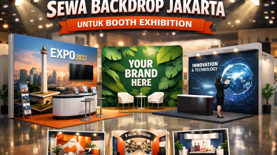 Sewa Backdrop Jakarta untuk Booth Exhibition